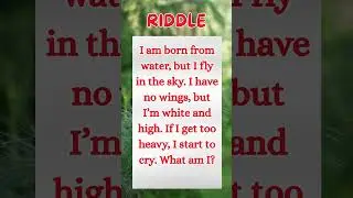 Only 10% Can Solve This Nature Riddle | PART 3 | #riddles #quiz #shorts