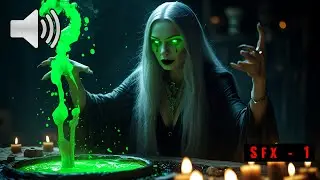 Witch Casting Acid Spell Sound Effects Part 1