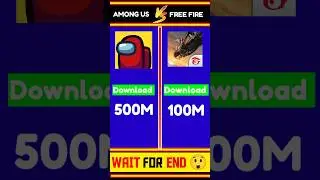 AMONG US VS FREE FIRE 🔥 | BEST GAME ❓#shorts #ytshorts #youtubeshorts