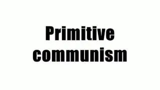 Primitive communism