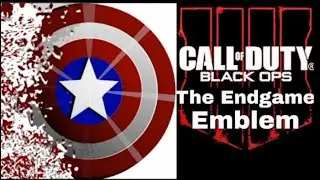 Call of Duty Black Ops 4 cod Bo4 Avengers EndGame Emblem Tutorial