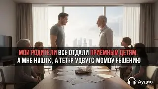 РОДИТЕЛИ ОТДАЛИ ВСЁ ПРИЁМНЫМ ДЕТЯМ, А МНЕ КРОХИ, И ТЕПЕРЬ УДИВЛЕНЫ МОЕМУ РЕШЕНИЮ