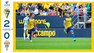 Resumen del Cádiz 2-0 Córdoba de LALIGA Hypermotion | Cádiz Club de Fútbol