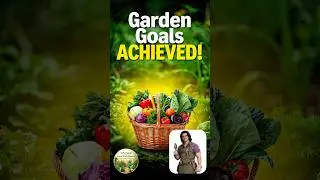 Garden Goals ACHIEVED! 8 Fresh Veggies from My Backyard! #shorts