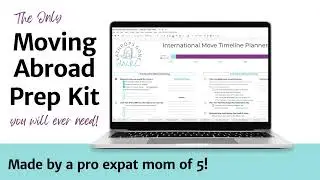 The Ultimate MOVING ABROAD Prep Kit | International Moving Planner | Plan your move to a new country