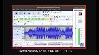 Audacity Linux- Install on Linux Ubuntu Unity 18.04.1 LTS Video Tutor