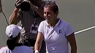 Monica Seles vs Yone Kamio 1995 US Open R3 Highlights
