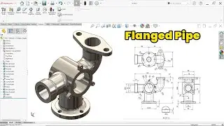 SolidWorks Beginner Guide: Creating a Flanged Pipe Body Step by Step