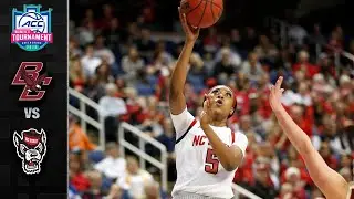 Boston College vs. NC State 2020 ACC Women's Basketball Tournament Highlights (2020)