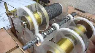 AHT Winch Maersk Topper, The main drive shaft working