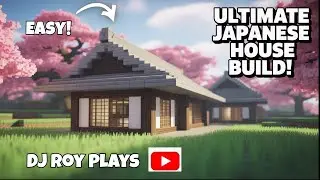 Minecraft Japanese house tutorial easy | Minecraft Japanese builds |Dj roy plays |#minecraft