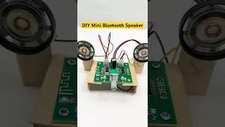 Making a Mini Bluetooth Speaker | Bluetooth speaker amplifier board #shorts #diy #lifehacks