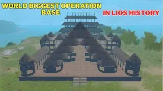 I build biggest base design in operation base #lastislandofsurvival #rust #lios #ldrs