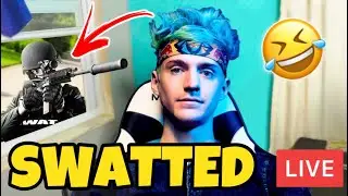 10 Fortnite Streamers Getting SWATTED (Funny Moments) (DOG GETS SHOT)
