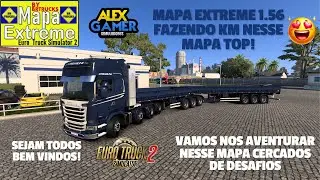 EURO TRUCK SIMULATOR 2 MAPA EXTREME 1.56 DO BR TRUCKS NO PUXE DESSE CONJUNTO TOP S&Oacute; BORA! #shorts