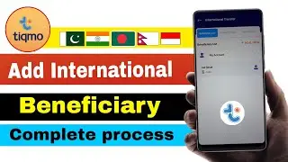 Tiqmo beneficiary kaise add kare | how to add international beneficiary in tiqmo | @FaisalTalk02