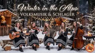 🎷❄️ German Alpine Winter Volksmusik Live — Calming Volksmusik & Schlager from the Alps❄️🎵