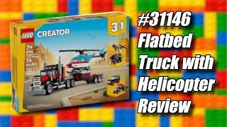 LEGO Review: Set 31146 Flatbed Truck with Helicopter &ndash; The Ultimate Transport Combo! 🚛🚁