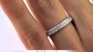 2.00ct Princess Cut Diamond Eternity Band-Mark Broumand