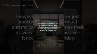 Office English #13-3 - Resource Allocation Conflict Between Peers #disagree #rejection #work