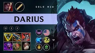 Darius Mid vs Yasuo - NA Master Patch 25.24