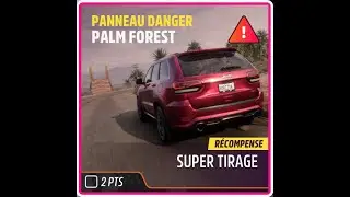 PANNEAU DANGER - PALM FOREST (DLC - RALLY ADVENTURE)
