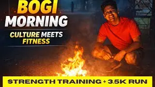 Early Morning Bogi Celebration🛑🔥| Strength Training + 3.5K Run #happybogi #happypongal #rforrunning 