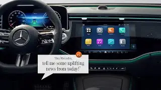Демонстрация интеграции ChatGPT в Mercedes-Benz MBUX