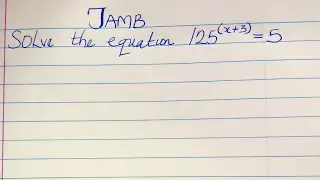 Indicial Equation 