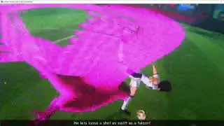 Falcon Dribble and Falcon Shot of Nitta - Captain Tsubasa - Rise Of New Champions.