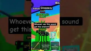 First giveaway/and comment you username in Roblox and use this sound to get an shout-out #giveaway