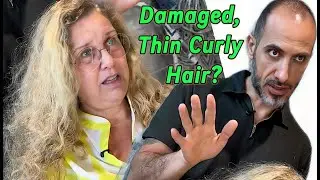 🌪️ Dealing with Damaged, Thin Curly Hair? Here’s a Recovery Tip 💇‍♀️✨