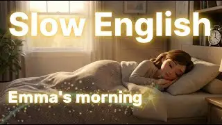 Emma morning routine easy slow english beginners