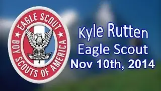 Kyle Rutten Eagle Scout ceremony