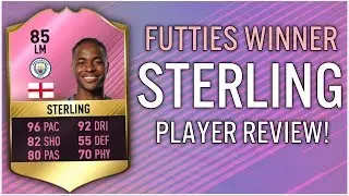 FIFA 17 FUTTIES WINNER RAHEEM STERLING (85) PLAYER REVIEW! | FIFA 17 ULTIMATE TEAM