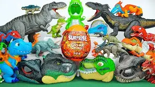 Jurassic World Unboxing Review | Dino T-rex Carnotaurus Velociraptor Blue Pterodactyl Raptor | ASMR