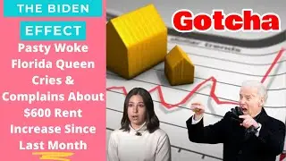 Pasty liberal woman complains about $600 increase in rent in 1 month at her luxury apartment.