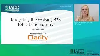 Virtual Lunch & Learn Webinar - March 2021 -&nbsp;Navigating the Evolving B2B Exhibitions Industry