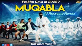 Prabhu Deva in 2026? 😱 Muqabla (AI Cyberpunk Remix) TodFod AI Music