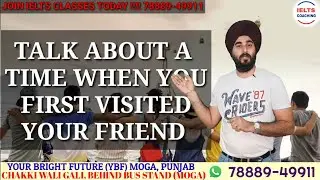 A Time You Visited Your friend Cue Card | New Ielts Cue Card  | Cue Card Sample Bay Raman Sir Ielts