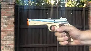 Elastic Precision Model 1911 Rubber Band Gun #Shorts