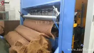 TUE HI-TECH Automotive insulation felt , mattress felt production line with COCONUT FIBERS