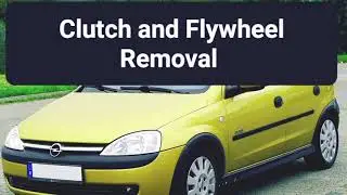 Opel Corsa C 1.7 CDTI Clutch and Flywheel Replace 