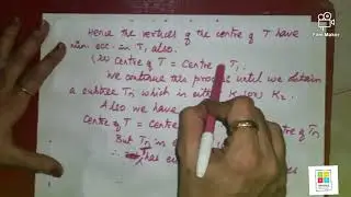 Graph Theory 34 - Every tree has either one or two centres