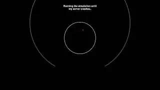 Ball bouncing simulation #adhd #music #code #space #python #physics #simulations #memes #science