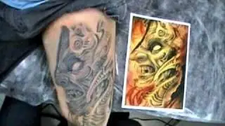 Max MAchine Tattoo 7L coxa Felipe