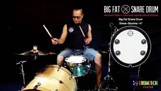 Big Fat Snare Drum Snare Bourine 14   Review by Ekk Hirunwinyoo at drumtech  02 203 1110 www drumtec