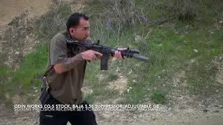 Showing off the Odin Works New CQ-S Stock, Baja 5.56 Suppressor, 02 Light HG, & Adj Gas Block