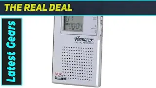 Memorex MB005: The Most Convenient Digital Voice Recorder for Quick Notes!