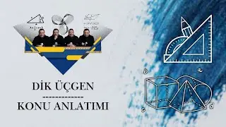 GEOMETRİDE ÜÇGEN TEMEL ATMA KAMPI | DİK ÜÇGEN KONU ANLATIMI | 4. GÜN 1.DERS